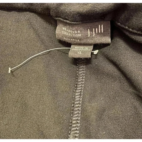 J. Jill Wearever Collection Womens Size XL Pants Stretch Black Slim Ankle - Picture 7 of 9